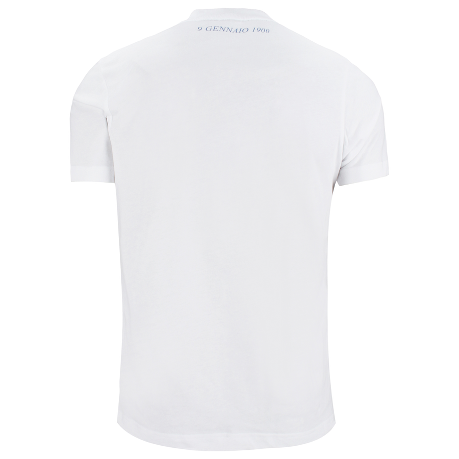 Mizuno 125th Anniversary S.S. Lazio Cotton Tee Logo Junior White